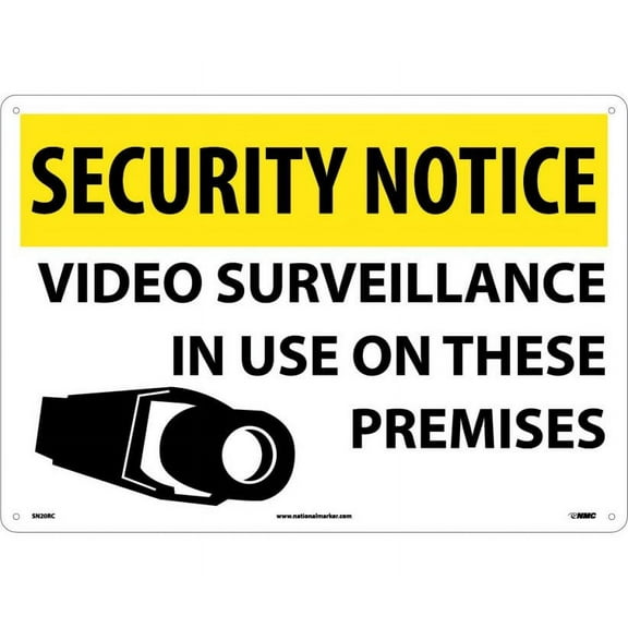 SECURITY NOTICE VIDEO SURVEILLANCE IN USE SIGN