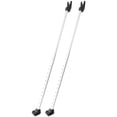 thumbnail image 1 of SecurityMan 2-in-1 Adjustable Door Security Bar & Sliding Patio Door Lock (2 Pack), Heavy-Duty Iron with Interchangeable Caps - White, 1 of 10