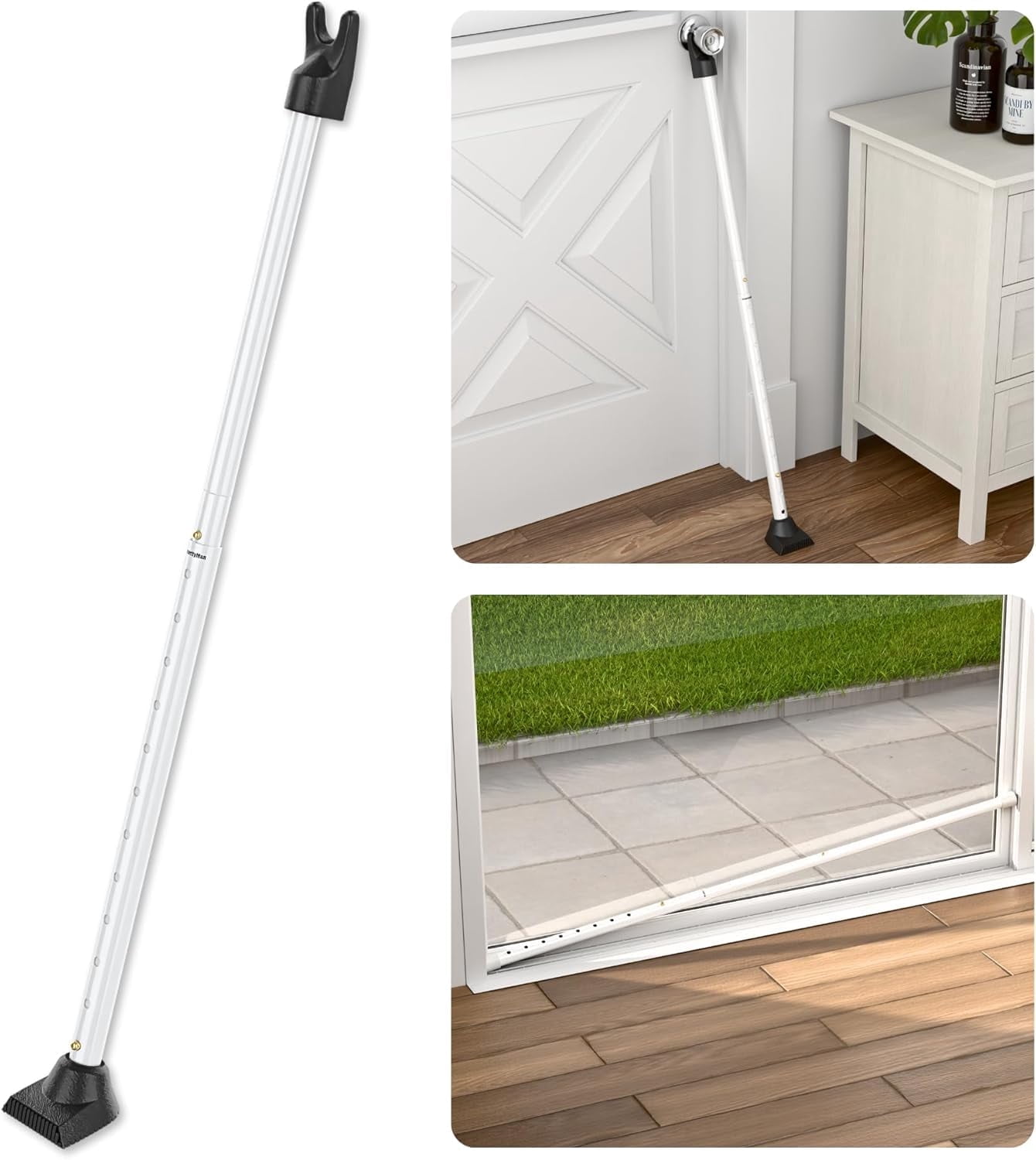 SecurityMan Adjustable Door & Patio Security Bar, 18.25