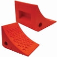 thumbnail image 1 of SECURITYMAN Wheel Chocks 2-Pack for RV, Trailer, Truck, Orange, 1 of 7