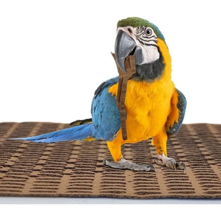 SEDLAV Bird Toy, Chewing Toy, Cardboard Shred Mat, 5 LB, Toy to Chew, for: Medium or Large Bird Size, Parrot, Parakeet, Cockatiel, Conure, Cockatoo, Macaw, Bird Toy