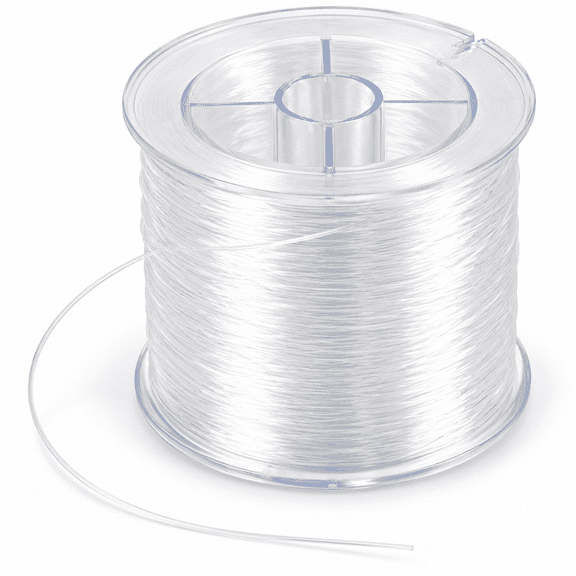 SEDLAV Clear Elastic String for Bracelets, 0.8mm Stretchy String for Bracelets 607 Feet, Transparent Jewelry Making Beading Thread Cord