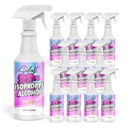 SEDLAV Isopropyl Alcohol 99% Spray 32 Fl Oz Spray Bottle Rubbing Alcohol Sprayer 99 Percent Isopropyl Alcohol Spray Technical Use 12 Bottles
