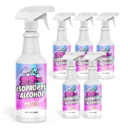 SEDLAV Isopropyl Alcohol 99% Spray 32 Fl Oz Spray Bottle Rubbing Alcohol Sprayer 99 Percent Isopropyl Alcohol Spray Technical Use 6 Bottles