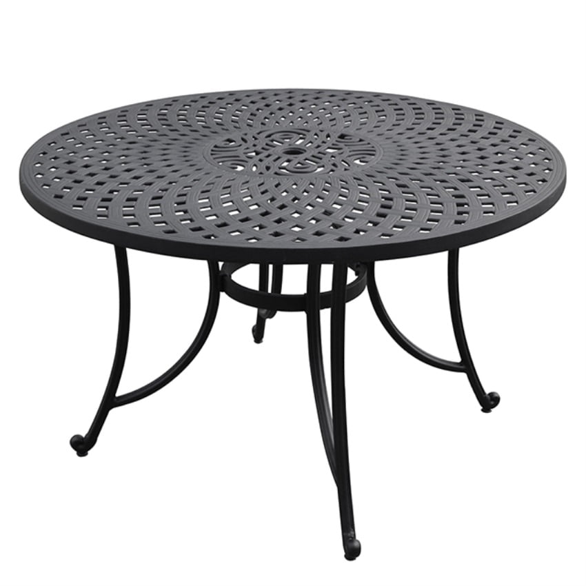 Sedona Charcoal Black Cast Aluminum Outdoor Armchair