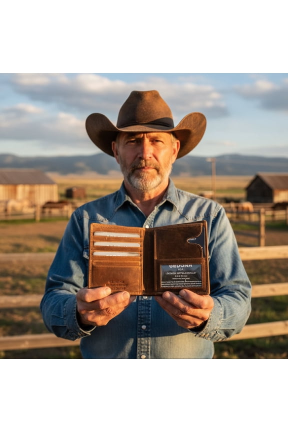 Hipster Buffalo Leather Wallet