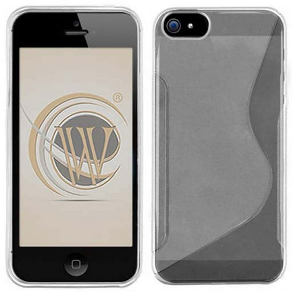 SEE-THRU CLEAR FROST TPU CANDY SKIN CASE SOFT GRIP FOR iPHONE 5 5s SE (2016)