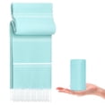 thumbnail image 1 of SEEBOTTLE Turkish Beach Towels 71" X 38" 100% Cotton Large Soft Turkish Towel Lightweight and Quick Dry Oversized Stylish Beach Towel for Travel or Pool, 1 of 15