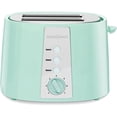 thumbnail image 1 of Toaster 2 Slice, Extra Wide Slot Toaster, 7 Shade Settings, Bread Toaster with Cancel, Defrost, Reheat Function, Extra Wide Slots for Waffle or Bagel, Removable Crumb Tray, 750W, Retro Red, 1 of 8