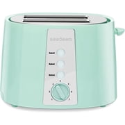 Toaster 2 Slice, Extra Wide Slot Toaster, 7 Shade Settings, Bread Toaster with Cancel, Defrost, Reheat Function, Extra Wide Slots for Waffle or Bagel, Removable Crumb Tray, 750W, Retro Red