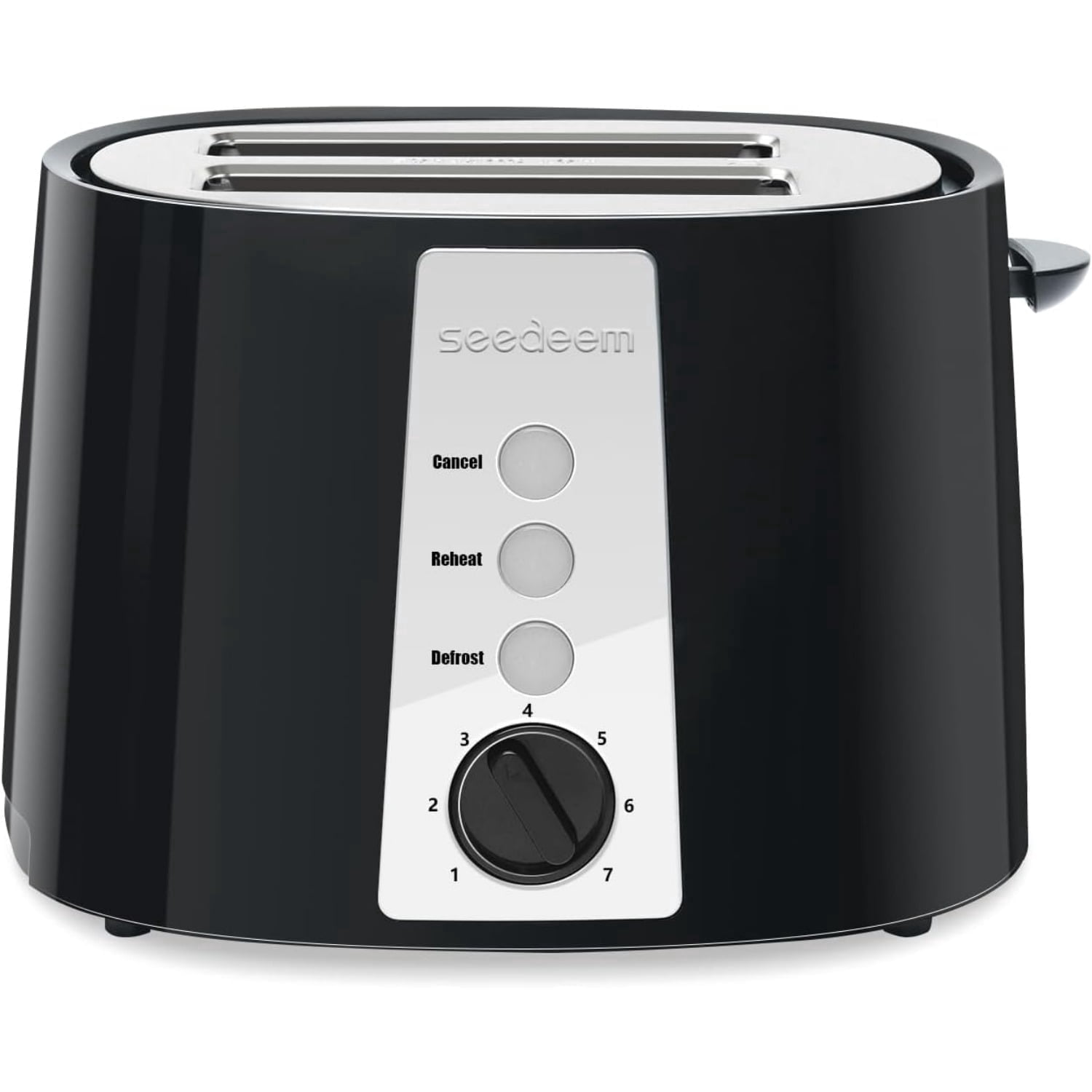 Toaster 2 Slice, Extra Wide Slot Toaster, 7 Shade Settings, Bread Toaster with Cancel, Defrost, Reheat Function, Extra Wide Slots for Waffle or Bagel, Removable Crumb Tray, 750W, Retro Red