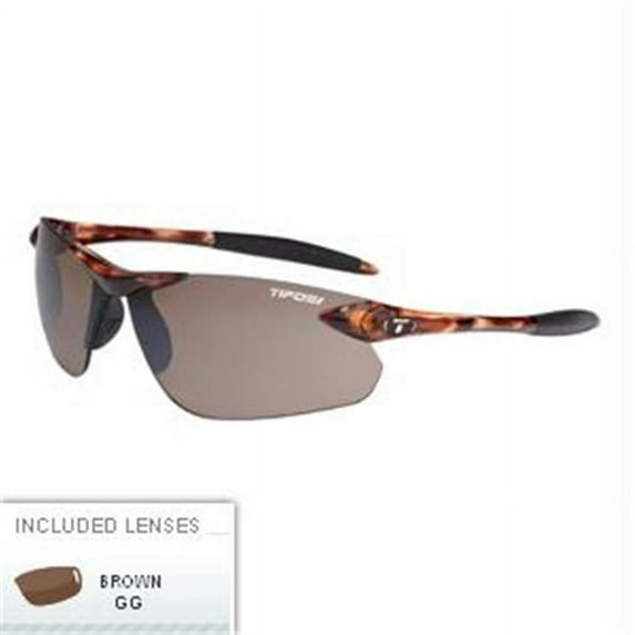 SEEK FC, TORTOISE SINGLE LENS SUNGLASSES BROWN LENSES