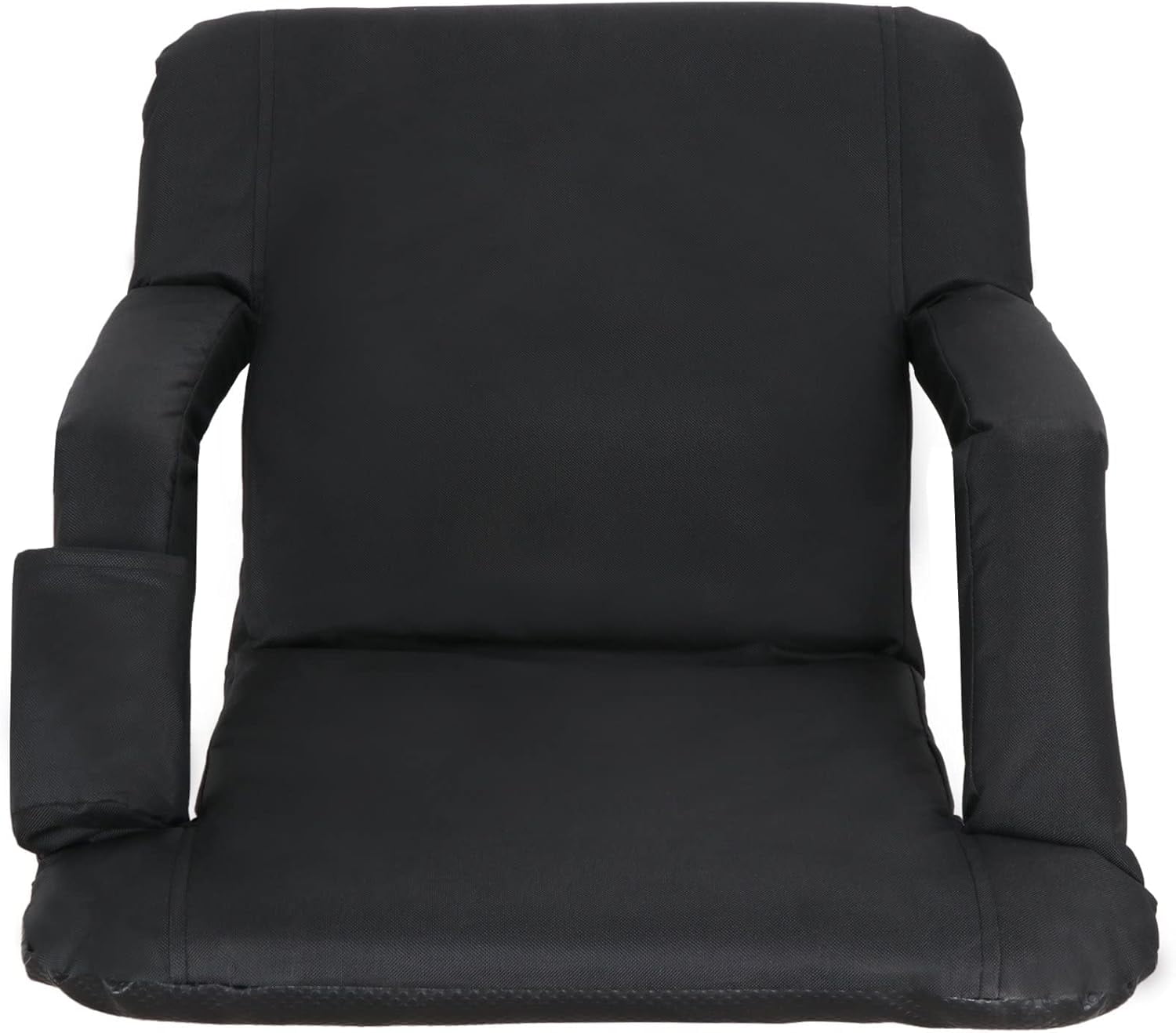 2 Pieces Folding Stadium Seat Chair For Bleachers With Back & Arm Rest - Alpha Camp &ndash
