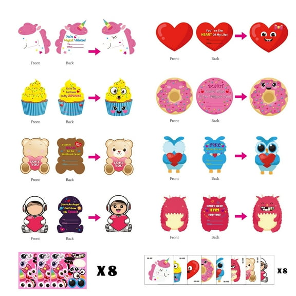 SEELOK 24 Pieces Children DIY  Cartoon Sticker Set,Cute and Interesting， Suitable for Children Over 3 Years Old