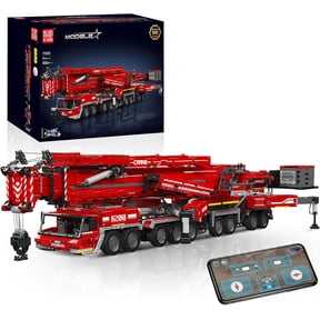 SEEMEY 17008 Technology Crane Building Set, Large Heavy Duty Crane Truck Building Kits with 20 Motors, APP Programmable Construction Vehicle Model Kit for Adult(8506+ PCS)