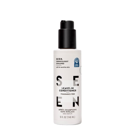 SEEN Leave-In Conditioner, Fragrance Free - Leave-In Hair Conditioner & Heat Protectant - Detangles & Hydrates- Formulated without Parabens, Sulfates or Phthalate - 5 fl oz