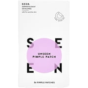 SEEN UNSEEN Pimple Patch - Hydrocolloid and Bakuchiol Formulated Spot Treatment for Face and Skin- Dermatologist Developed- Safe for Sensitive & Acne Prone Skin - 36 patches