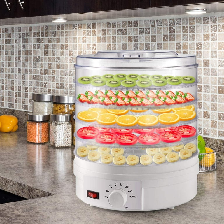 SEENDA Food Dehydrator,Snacks Food Dryer Dry Fruits with 5 Stackable  Layer,for Vegetables Beef Jerky & More 