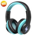 thumbnail image 1 of SEENDA Kids Headphones,Colorful LED Lights Kids Bluetooth Headphones with MIC,Stereo Sound, Bluetooth 5.0,Foldable,Childrens Headphones on Ear for Study, 1 of 7
