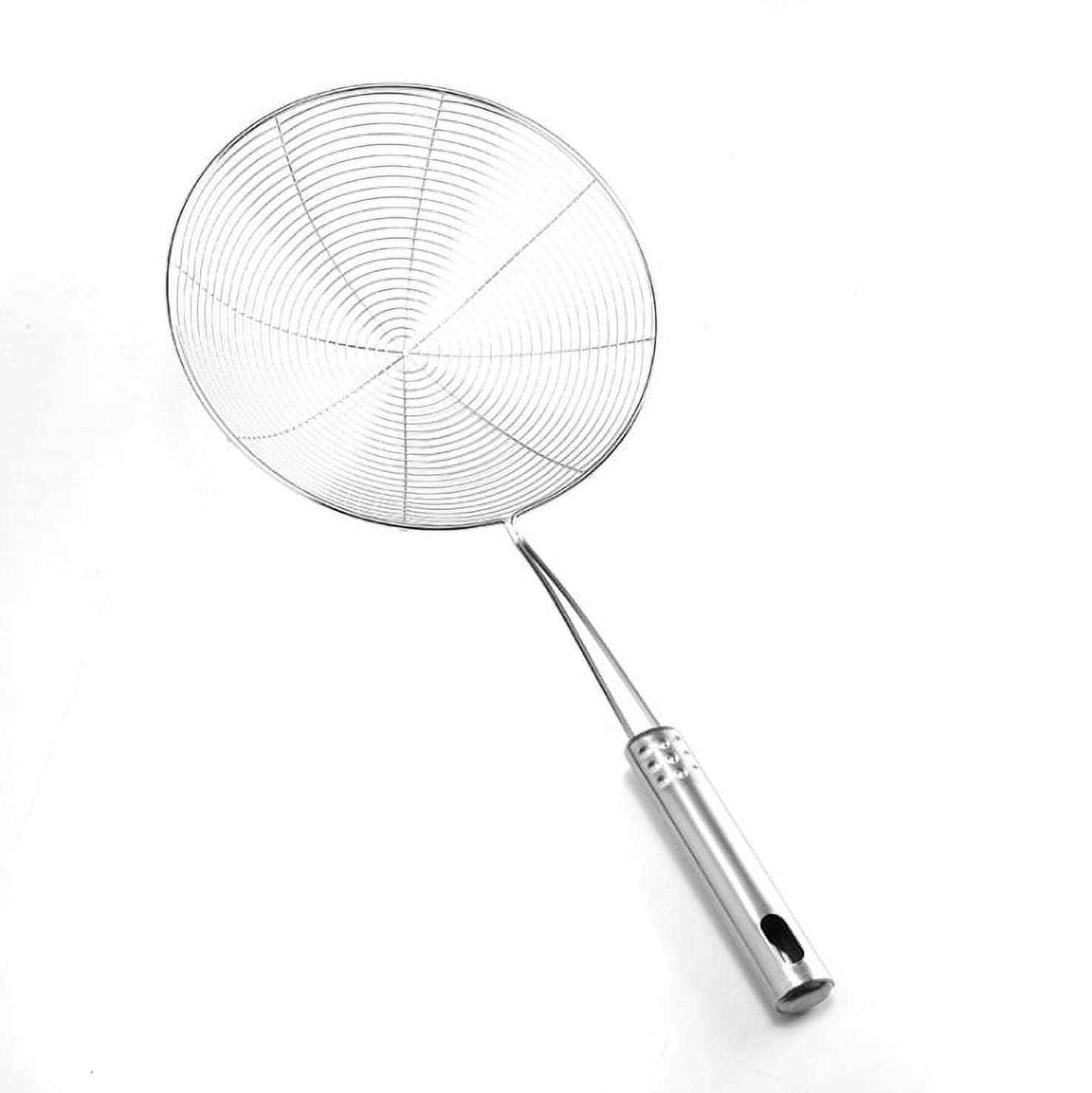 Strainer Ladle, Stainless Steel Wire Skimmer Spoon With Handle