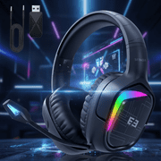 Seenda Wireless Gaming Headset, PS4 Headset with Stereo Sound for PC PS4 PS5 Xbox One Mac Switch Laptop