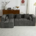 thumbnail image 1 of SEENYOO 101.2" Modern Modular Sectional Sofa with Deep Seating, Free-Combined Design & Side Pockets - 3-Seat Chenille Sofa Set with Pillows for Living Room, 1 of 24