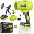 thumbnail image 1 of SEESE Cordless Handheld Leaf Blower, 33000 RPM Electric Turbo-Jet Blower w/ 4.0Ah Battery & Charger, Yard Cleaning, Lawn Care, Leaf & Dust Removal, 1 of 8