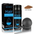thumbnail image 1 of Hair Fibers for Thinning Hair with Pump, 27.5g Bottle Hair Powder, Light Brown, 1 of 9