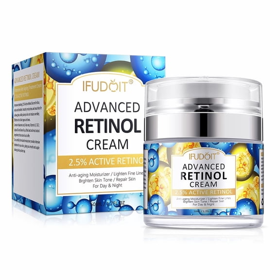 Retinol Cream for Face, Anti Aging Cream, Retinol Moisturizer 1.7 oz
