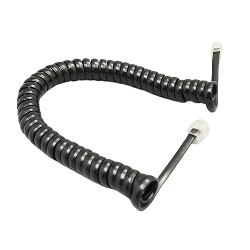SEFUONI Telephone Phone Handset Cable Cord, Coiled 6 Feet Coiled