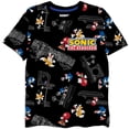 thumbnail image 1 of SEGA Boys Sonic The Hedgehog T-Shirt Graphic Short Sleeve Crewneck Tee Little Big Boys, 1 of 1