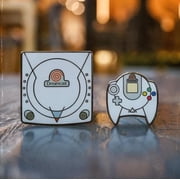 مجموعة وحدات تحكم SEGA Dreamcast ووحدة تحكم دبوس
