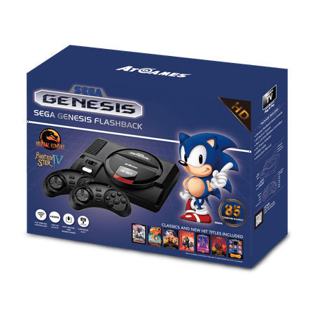 Sega Genesis - Console - Classic Game Console HDMI - 85 Games - Wireless Controllers - 2017