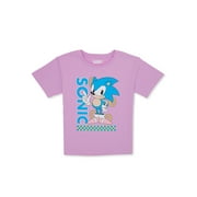 SEGA Girls Sonic The Hedgehog, Crew Neck, Short Sleeve, Graphic T-Shirt, Sizes 4-16