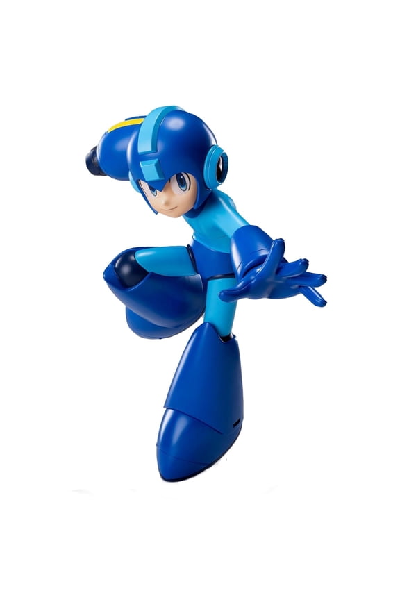 Luminasta Mega Man Collectible Figure with Display Base 5-Inch Action Statue for Fans and Collectors