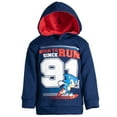 thumbnail image 1 of SEGA Sonic The Hedgehog Fleece Athletic Pullover Hoodie Toddler to Big Kid, 1 of 5