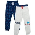 thumbnail image 1 of SEGA Sonic The Hedgehog Little Boys Fleece 2 Pack Jogger Pants Little Kid to Big, 1 of 5