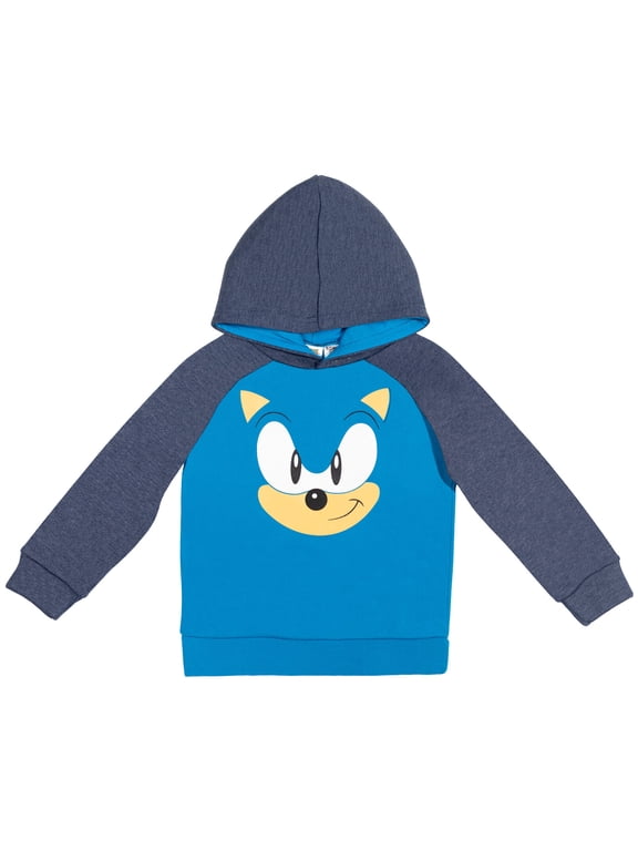 Sonic The Hedgehog Little Boys Fleece Pullover Hoodie Little Kid to Big Kid