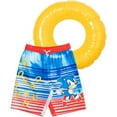 thumbnail image 1 of SEGA Sonic The Hedgehog Little Boys Swim Trunks Bathing Suit Little Kid to Big Kid, 1 of 5