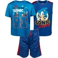 thumbnail image 1 of SEGA Sonic The Hedgehog Little Boys T-Shirt Tank Top and Shorts 3 Piece Outfit Set Toddler to Big Kid, 1 of 5