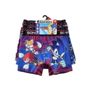 SEGA Sonic the Hedgehog Boy's Boxer Brief Underwear, 4-Pack, Sizes XS-XL
