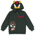thumbnail image 1 of SEGA Sonic the Hedgehog Shadow Big Boys Fleece Zip Up Cosplay Hoodie Little Kid to Big Kid, 1 of 5