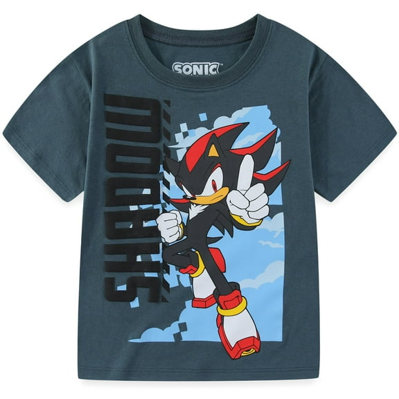 SEGA Sonic the Hedgehog Short Sleeve T-Shirt (Boys), Sizes 4-12