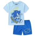 thumbnail image 1 of SEGA Sonic the Hedgehog Short Sleeve T-Shirt and Short Set (Boys), 2 Piece Set, Sizes 4-10, 1 of 8