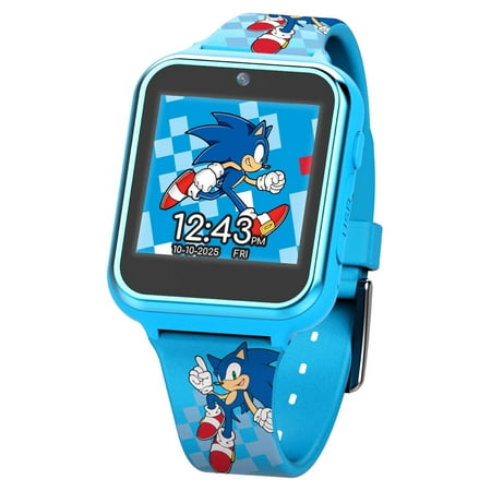product image of SEGA Sonic the Hedgehog Unisex Child iTime Interactive Smartwatch 40mm (SNC4055WM)