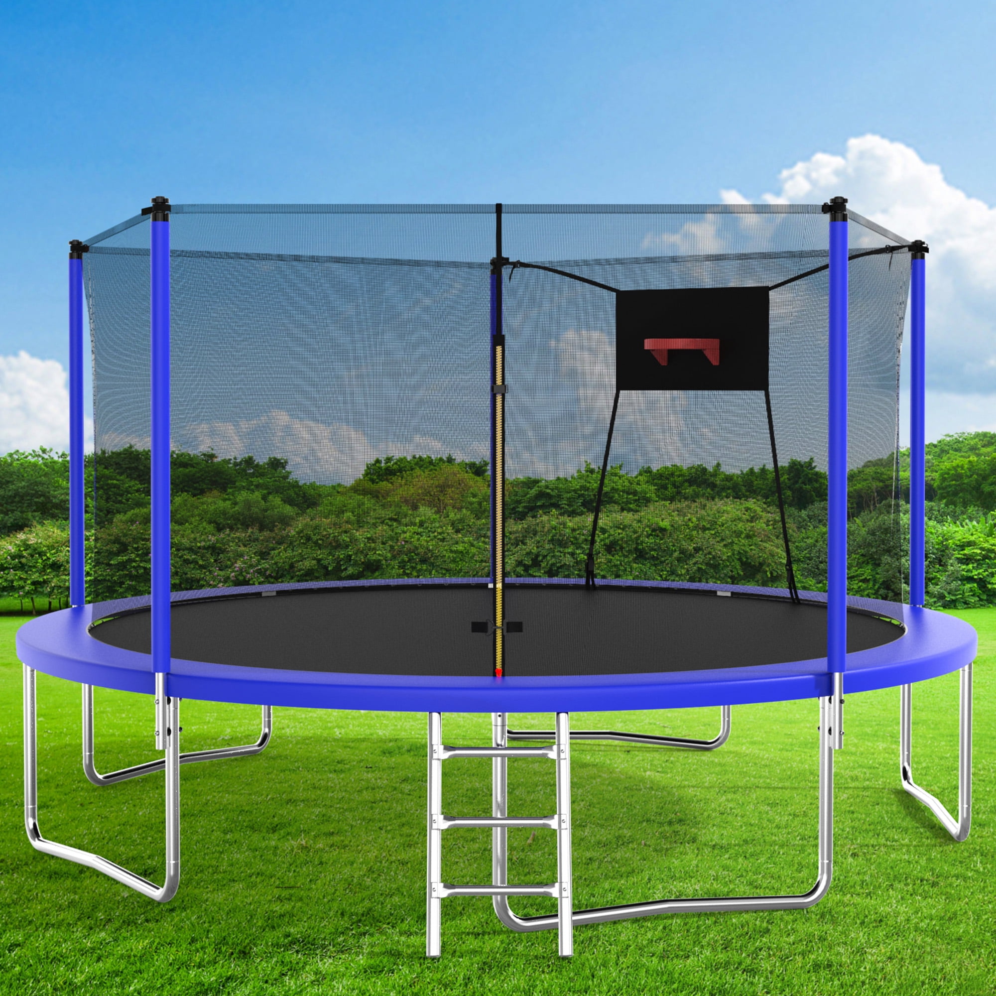 segmart-14ft-trampoline-with-enclosure-for-kids-recreational