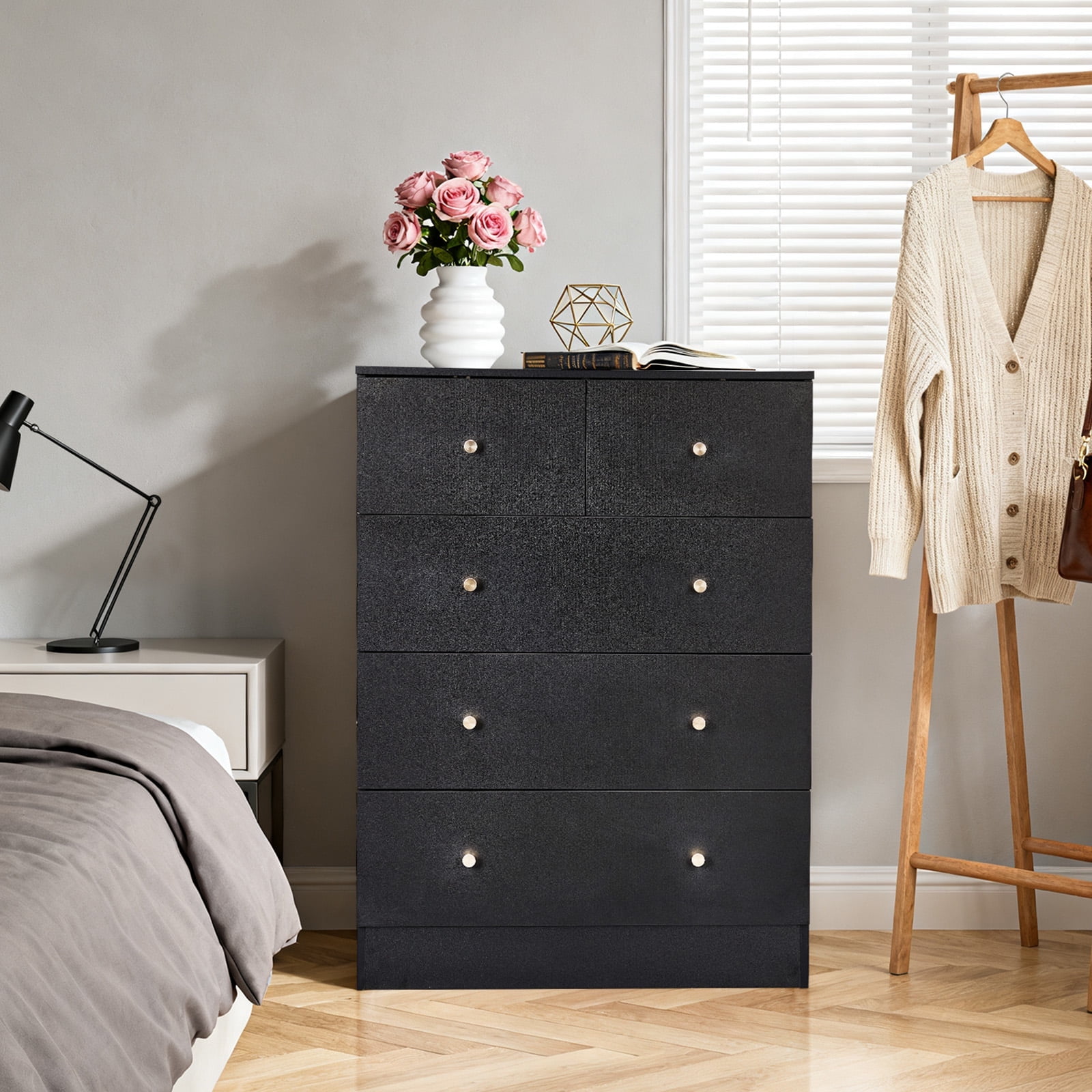dresser fashion Belmont 8 Drawer Dresser, Black by Four Hands High Fashion Home