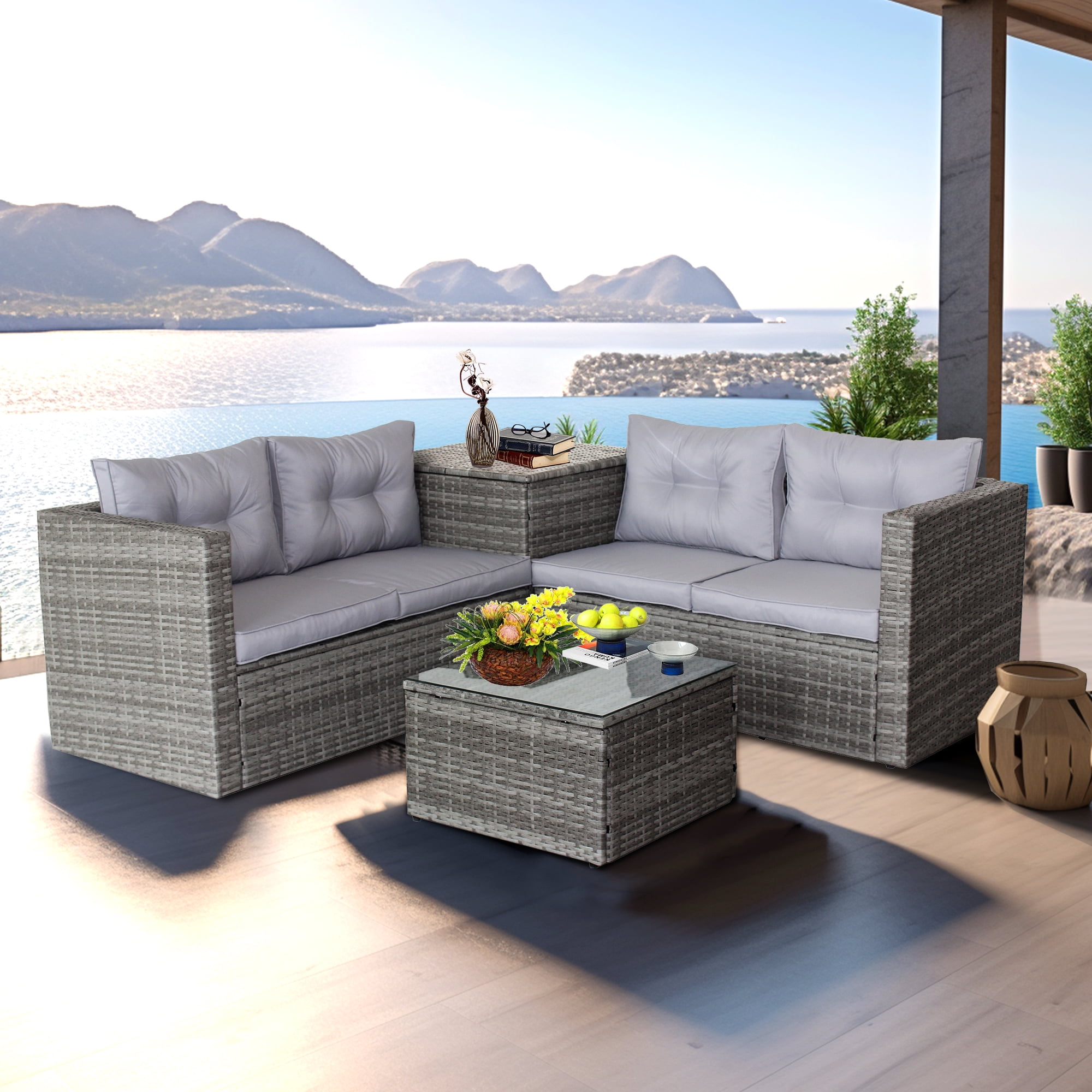 Patio couch and loveseat deals