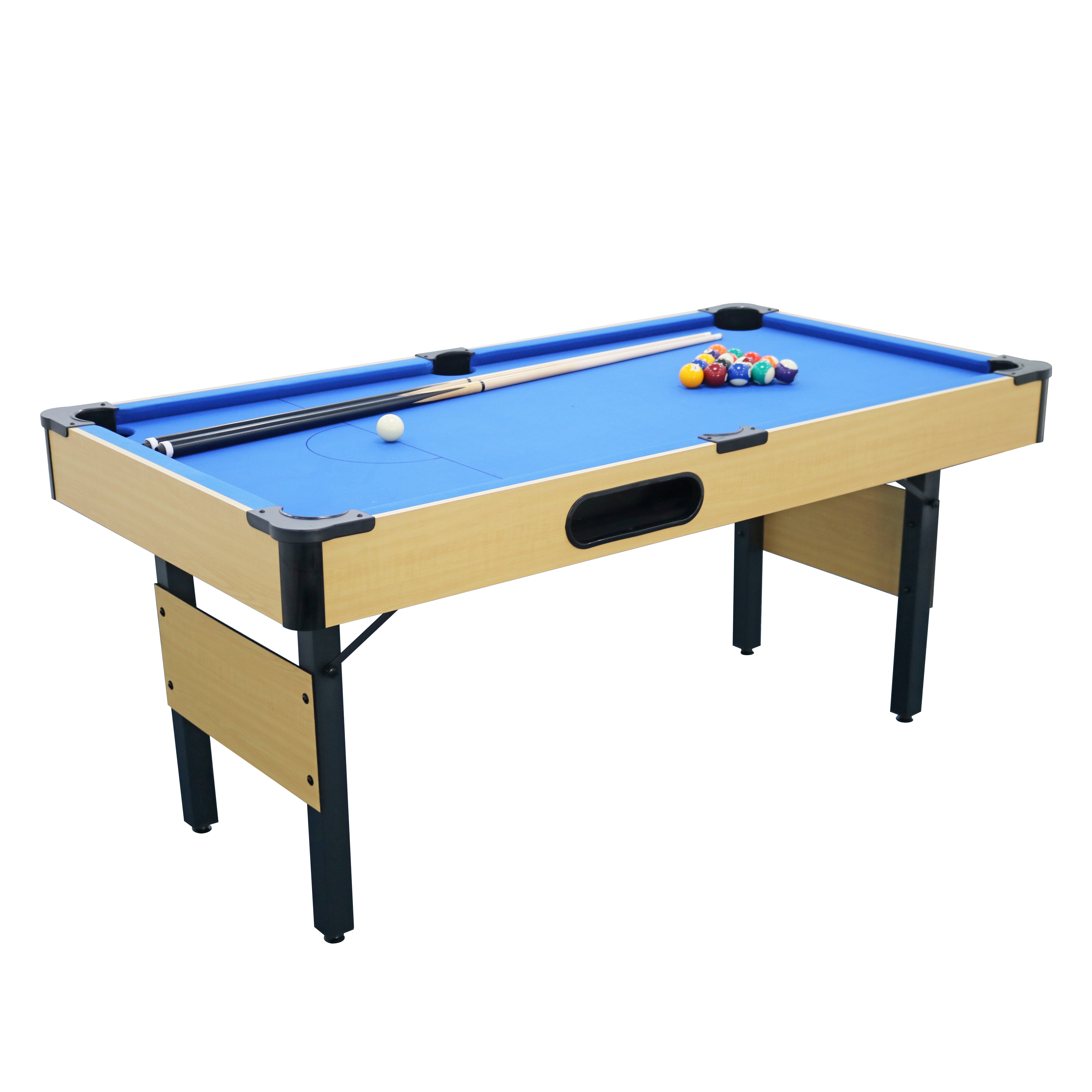 SEGMART 6 Ft Folding Pool Table, Multifunctional Billiard Table, Dining Table, Indoor Game Table