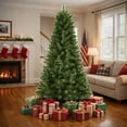 thumbnail image 1 of SEGMART 6FT Spruce Artificial Holiday Christmas Tree for Home, Office, Party Decoration w/ 582 Branch Tips, Indoor Outdoor Holiday Festival Decoration, Green, 1 of 10